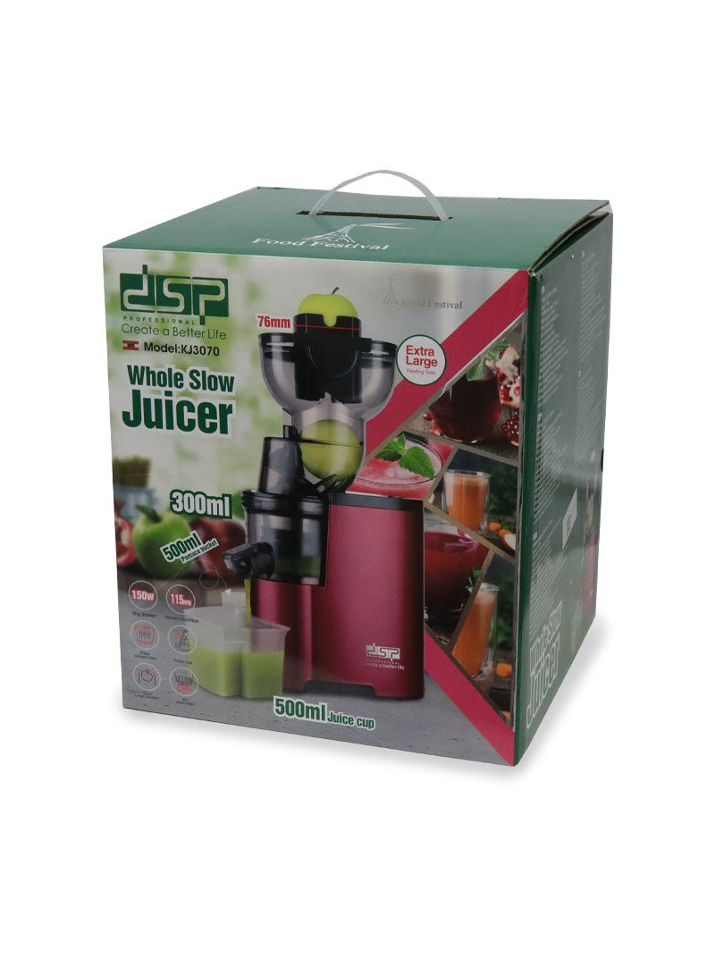 Masticating Juicer Slow Juicer | 150W |80MM Big Wide Mouth