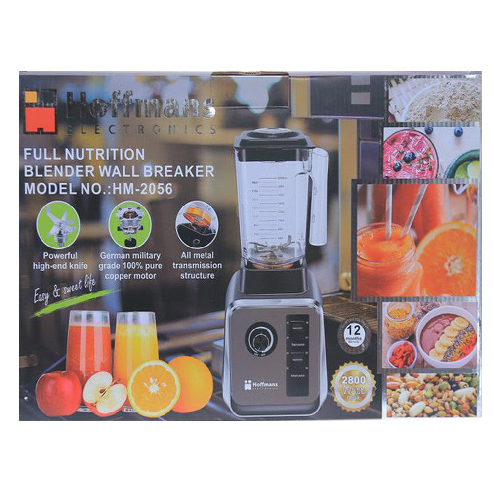 Hoffmans Full Nutrition 2L Commercial Blender HM-2056