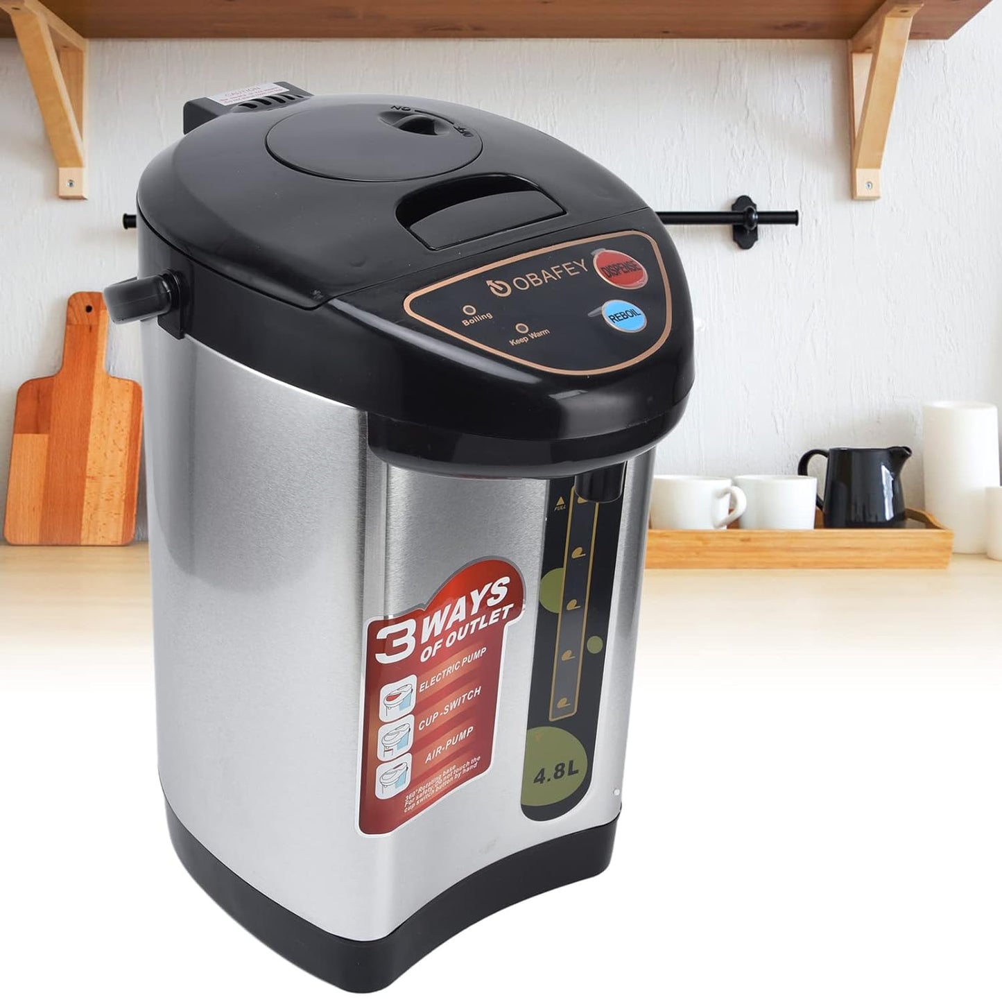 6.8L , 3 in 1 Silver Love Electric Water Dispenser SC-105