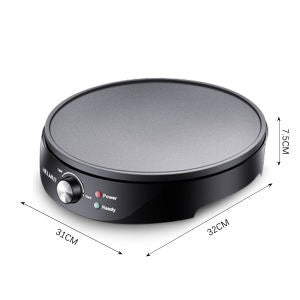 Helmut Electric Crepe Maker Frying Pan BBQ Grill Portable