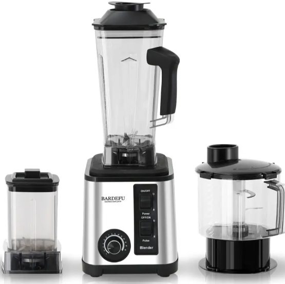 BARDEFU 9500W Smoothies Maker 3 in 1 Multi-function Commercial Heavy Duty Blender BF-5040