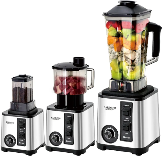 BARDEFU 9500W Smoothies Maker 3 in 1 Multi-function Commercial Heavy Duty Blender BF-5040