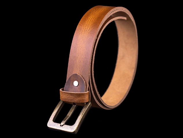 Roadie Tan - Leather Belt for Men