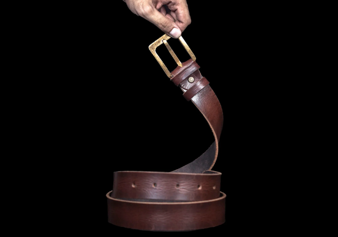 Roadie Berry - Leather Belt for Men