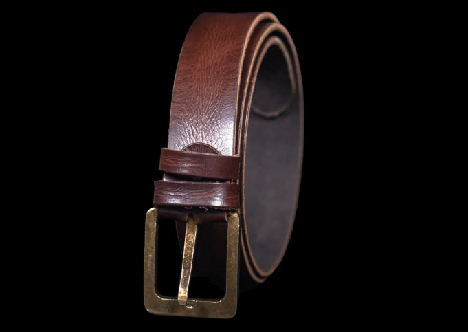 Roadie Berry - Leather Belt for Men