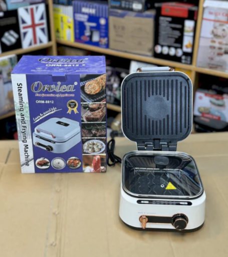 Original Orvica 3-in-1 Steamer, Fryer & Grill ORM-8812