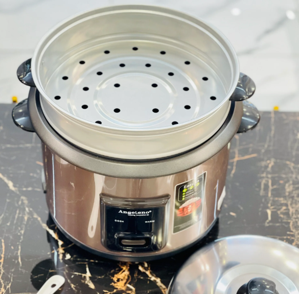 Angeleno G1028 Electric Rice Cooker With Steam Layer