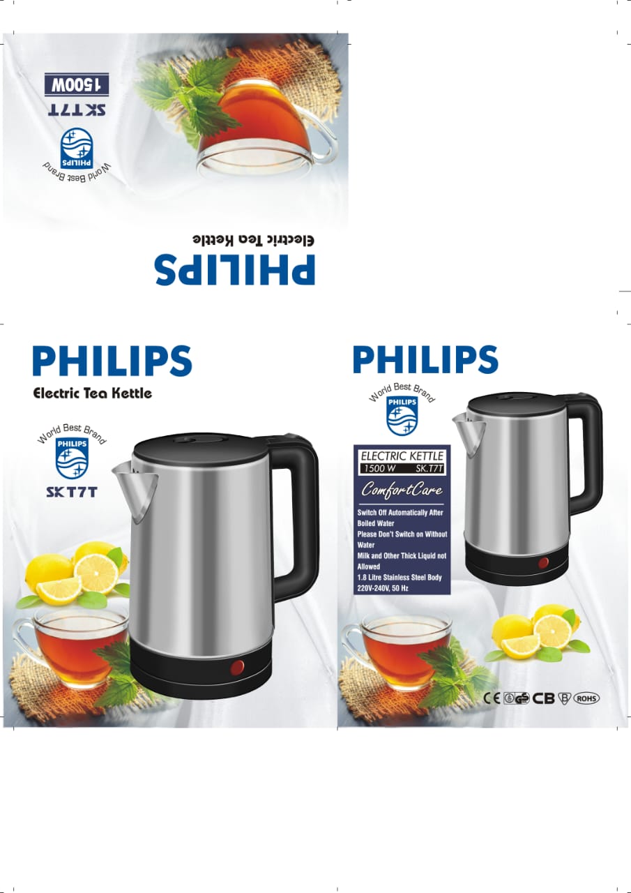 Philips Electric Kettle 1.8L Capacity SKT7T