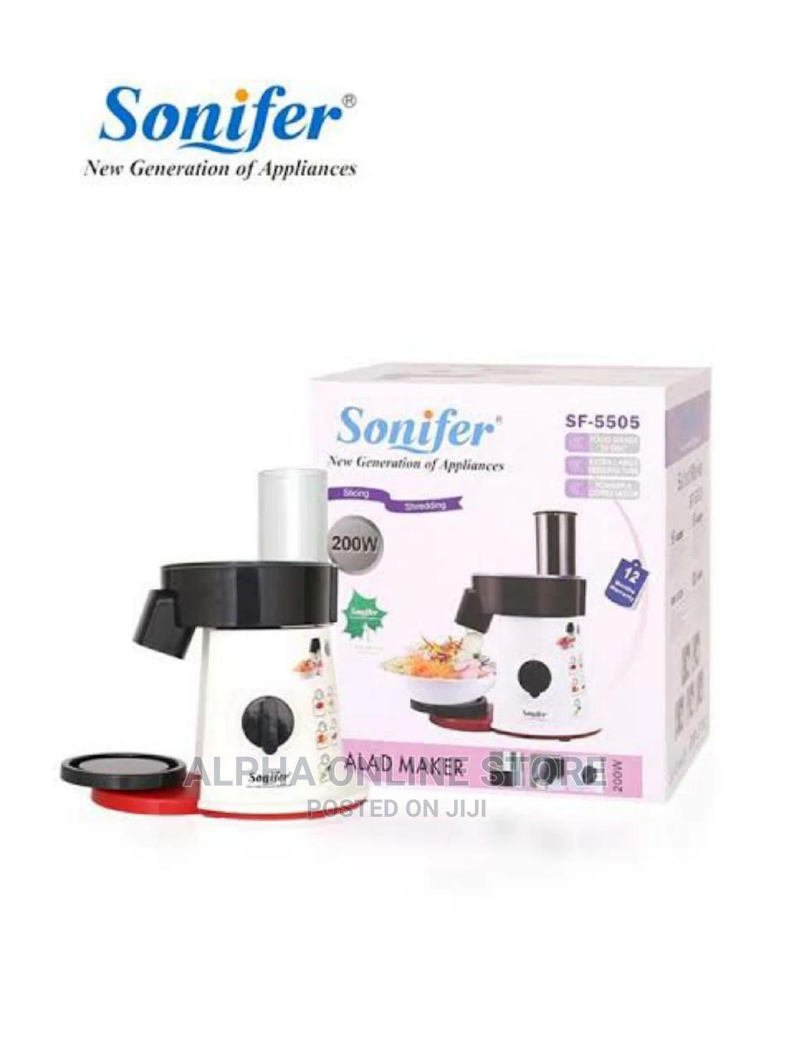SONIFER Food Processor Multifunctional Salad Maker Shred Slicer SF-5505
