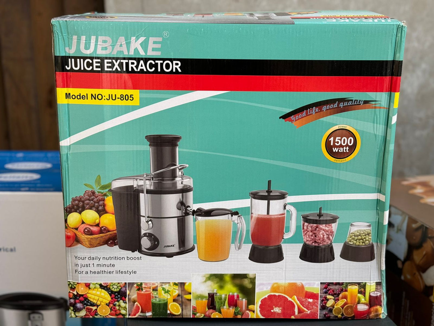 JUBAKE 5 in 1 Electric Juicer, Squeezer Fruit Multi-Function Fruit Extractor Machine JU-805