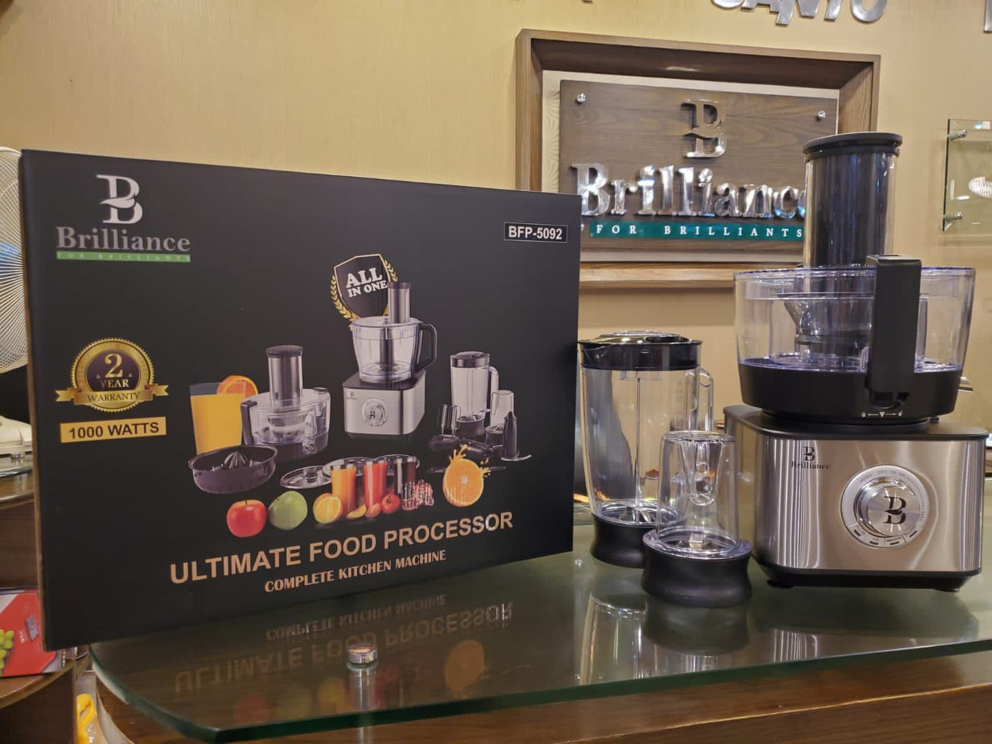 High quality 1000W powful 11 in 1 unique design food processor