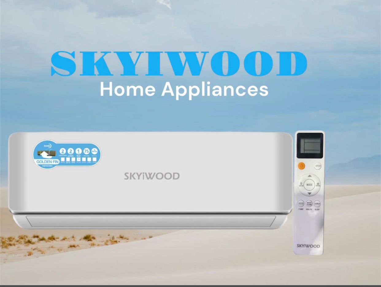 Imported 1.5 Ton Split AC, Heat & Cool Energy Saver DC Inverter ( Skyiwood SKW-1855IBR )