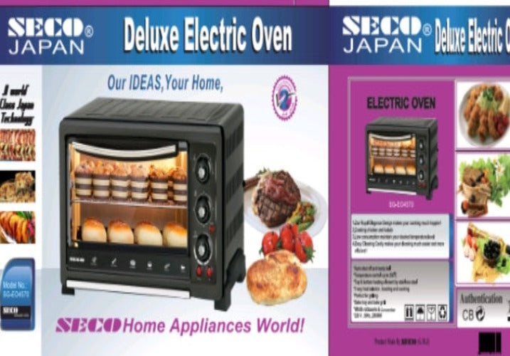 Seco Japan SG-EO4560 Electric Baking Toaster Oven With Convection