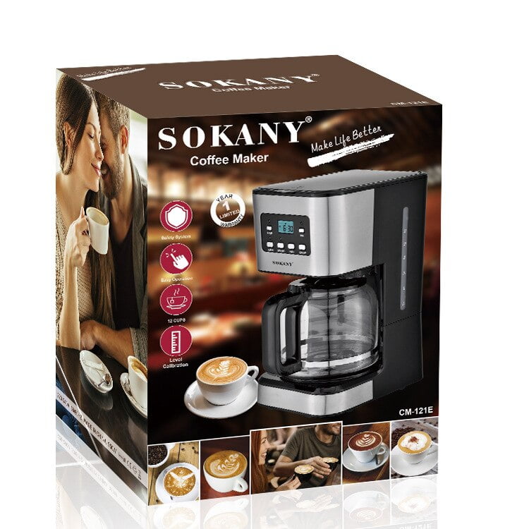 Sokany – CM-121E Semi-Automatic Digital Coffee Machine