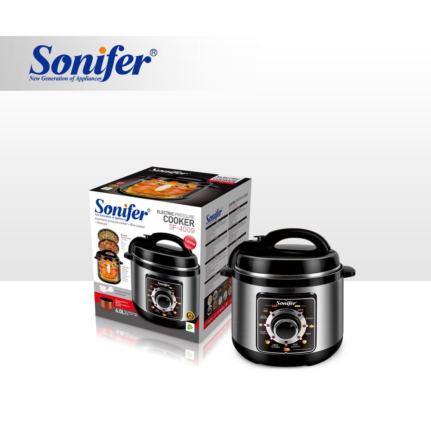 Imported 6L Electric Pressure Cooker