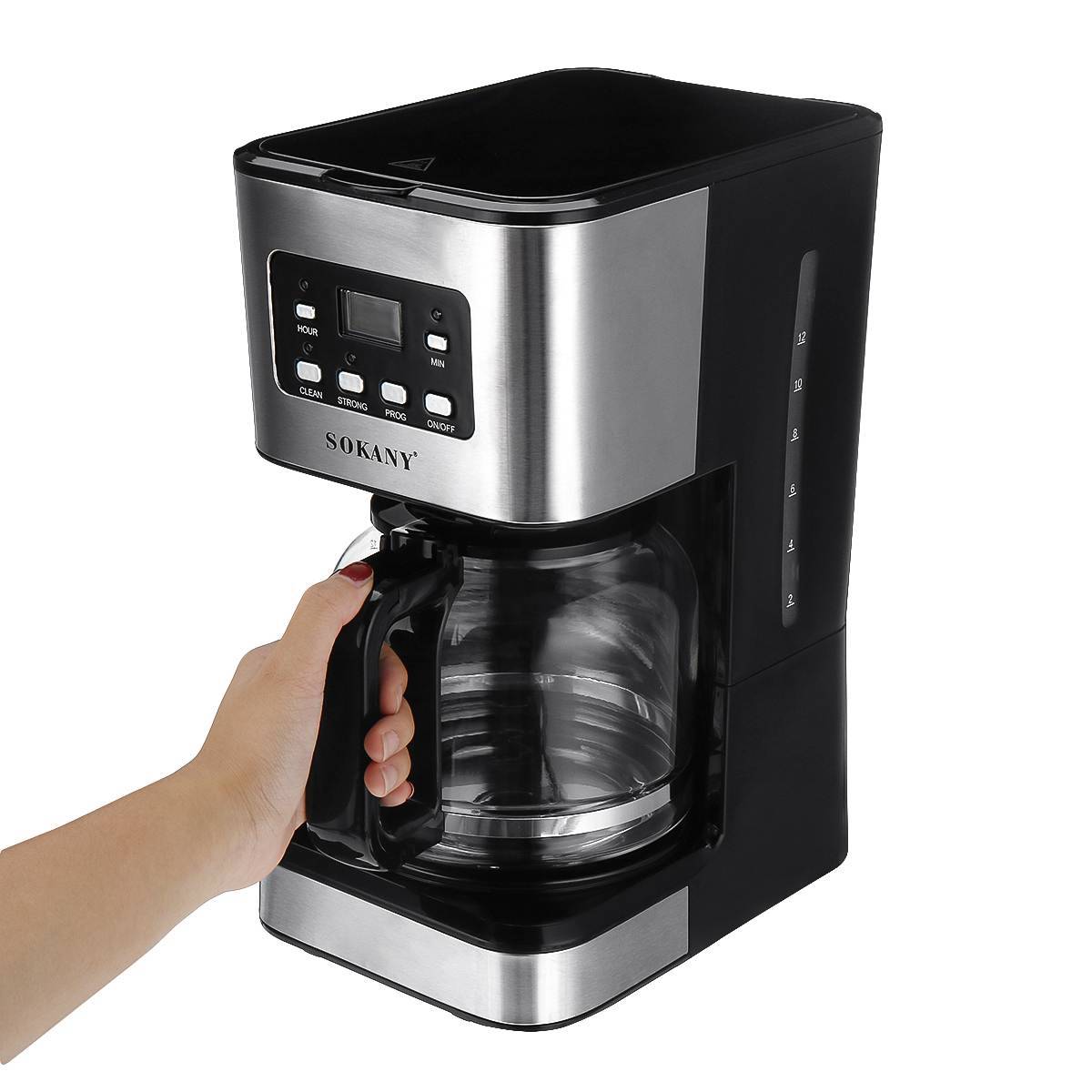 Sokany – CM-121E Semi-Automatic Digital Coffee Machine