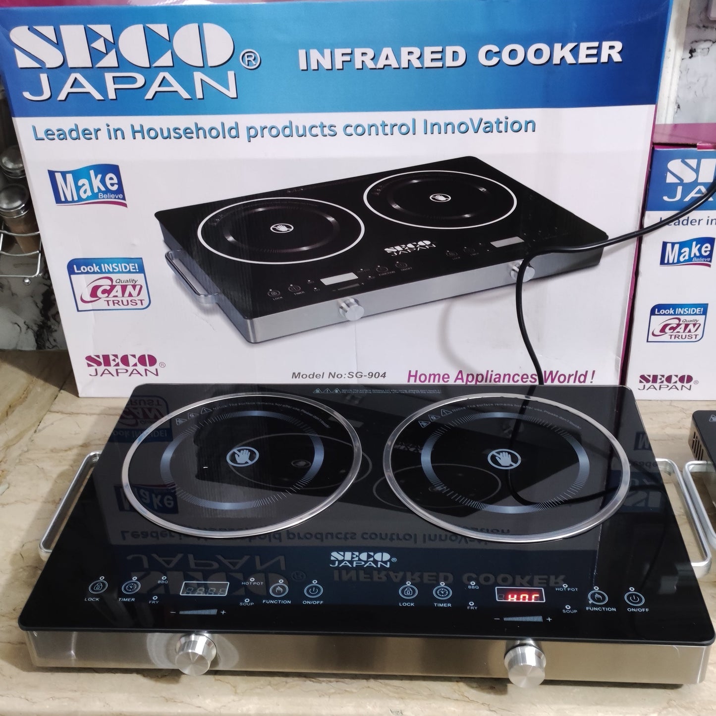 Original Seco japan Dual Infrared Cooker SG-904