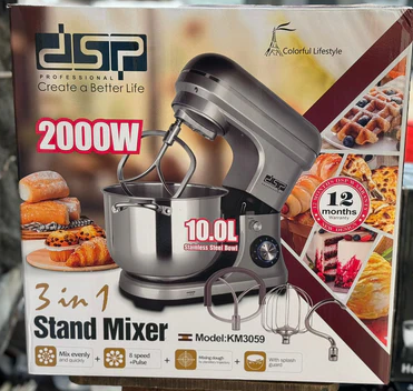 DSP KM3059 Commercial 10L Stand Mixer Use 2000W