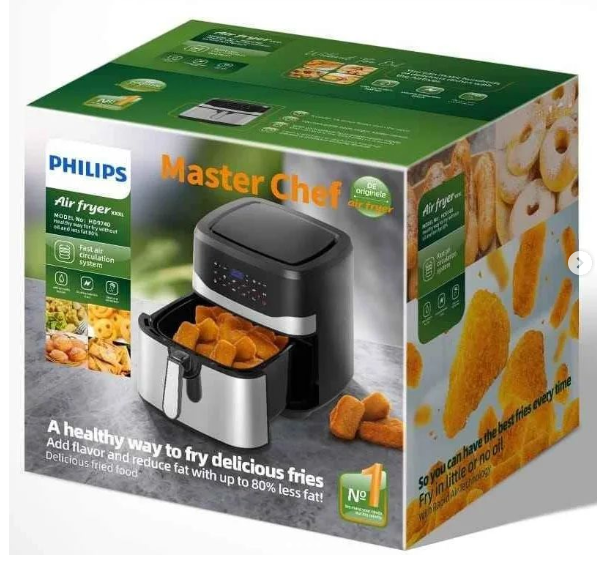 Imported Philips Master Chef Air fryer 9.2Liter Capacity Digital Air fryer With Rapid Air Technology