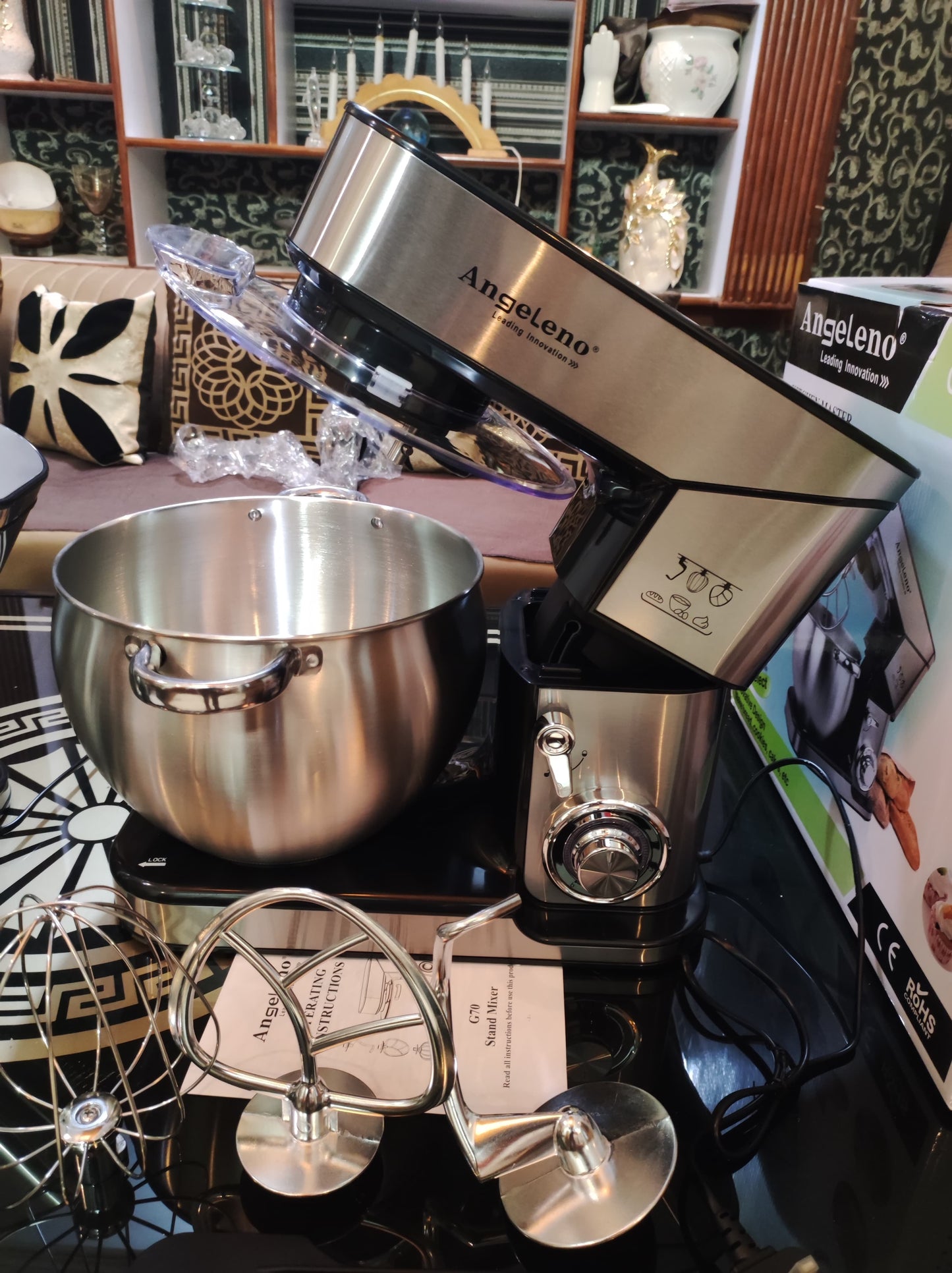 Original American Stand Mixer With Digital Display 10L 2000W G70
