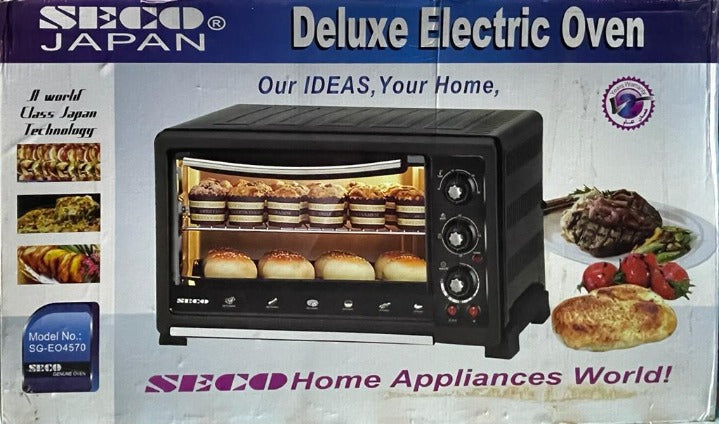 Seco Japan SG-EO4570 Electric Baking Oven With Rotisserie & Convection Fan 80 Liter