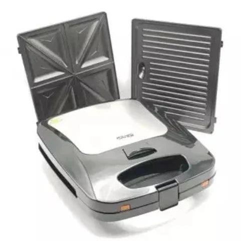 2 in 1 detachable plate 2 slice sandwich maker