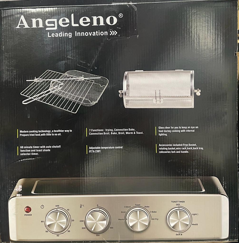 Angeleno 25 Liter Full Size Electric Air Fryer & Baking Oven