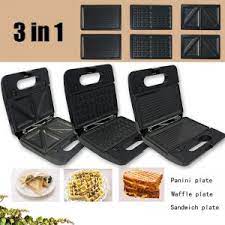 Sokany 3 In 1 Electric Sandwich Maker Waffle Maker Breakfast Machine Kj303