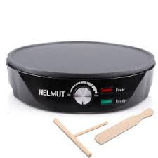 Helmut Electric Crepe Maker Frying Pan BBQ Grill Portable