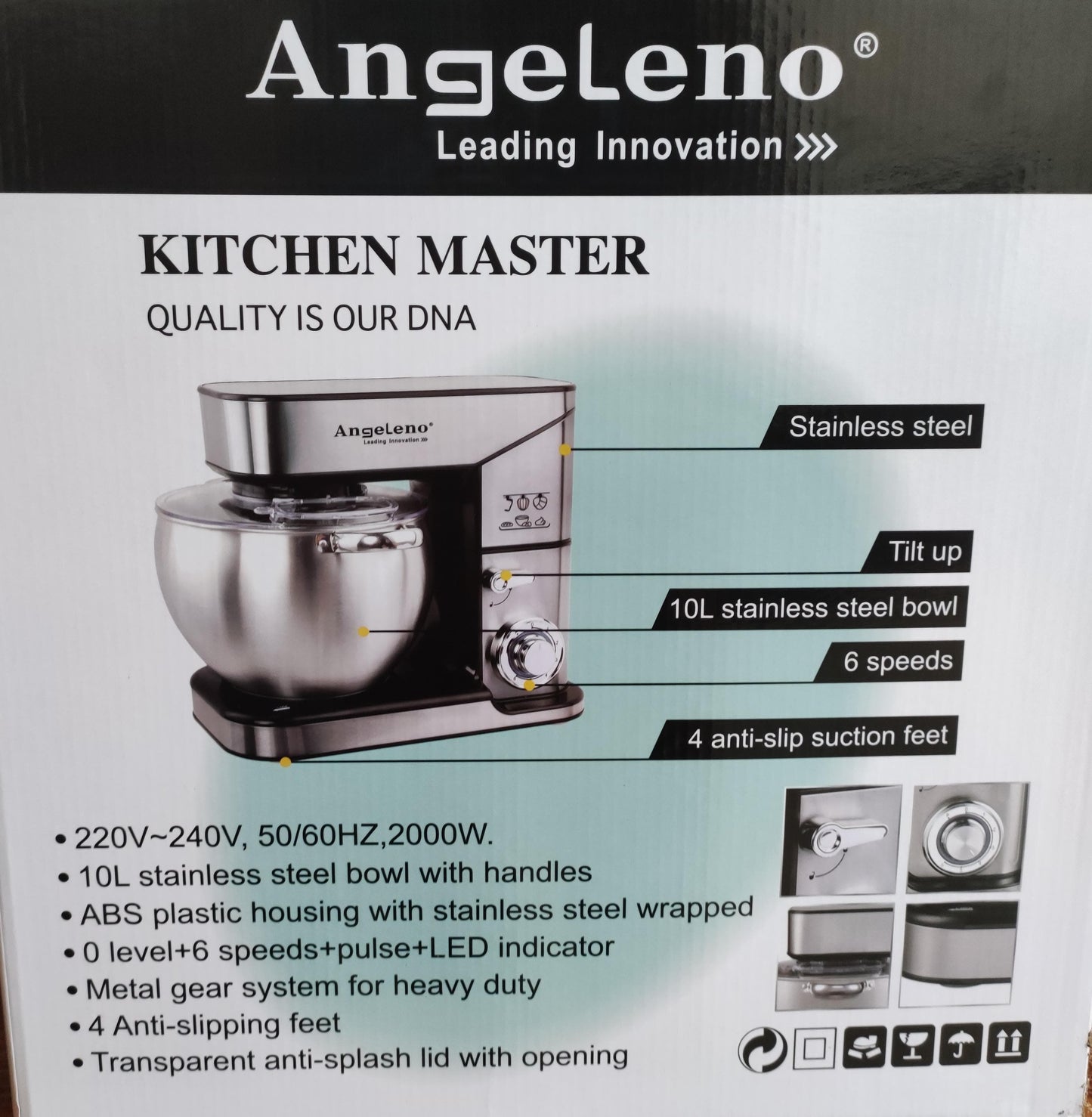 Original American Stand Mixer With Digital Display 10L 2000W G70
