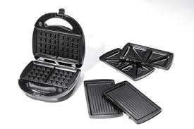 Imported 3-in-1 Electric Sandwich Maker | Non-Stick Grill & Waffle Plates