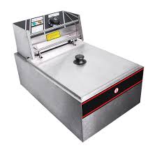 German 6 Liter Commercial Electric Deep Fryer with Adjustable Thermostat