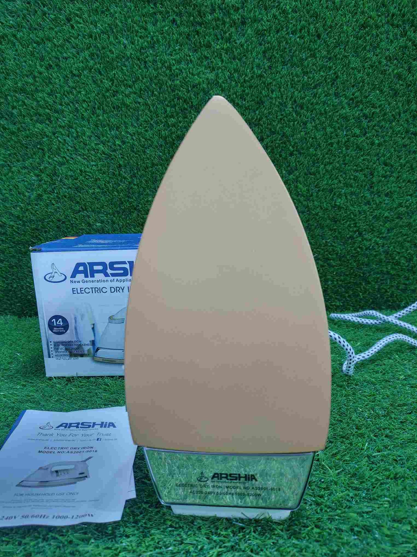 Original German Arshia Original Dry Iron AS2001-9018