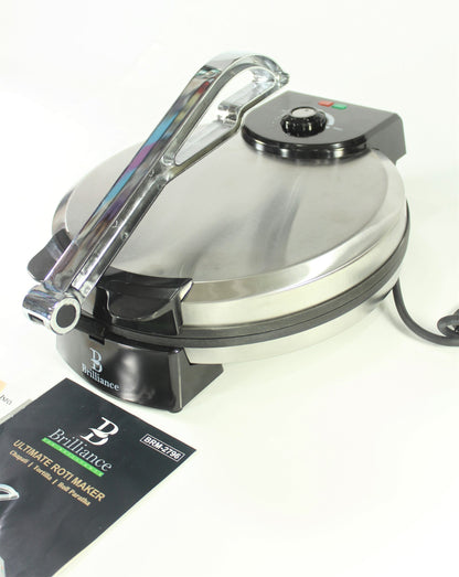 Stainless Steel Automatic 10 inch Rotimatic Roti Maker non-stick chapati tortilla roti maker with temperature control button