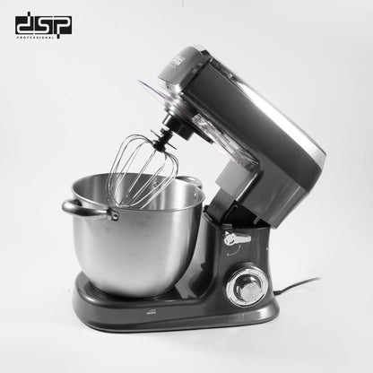 8 Liter DSP KM3051 1500W Stand Mixer 6 Speed Adjustment Dough Mixer with Anti-slip Foot Pad Design for Mixing Cake, Cookie Dough, Fudge