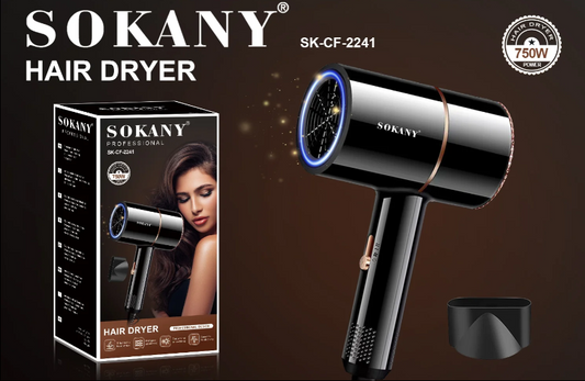 Sokany 750W Cold And Hot Air Hair Dryer SK-CF-2241