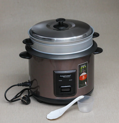 American 4.2L Multi-Use Electric Rice Cooker with Steam Tray | 2500W High-Power Rice Cooker for Home & Kitchen