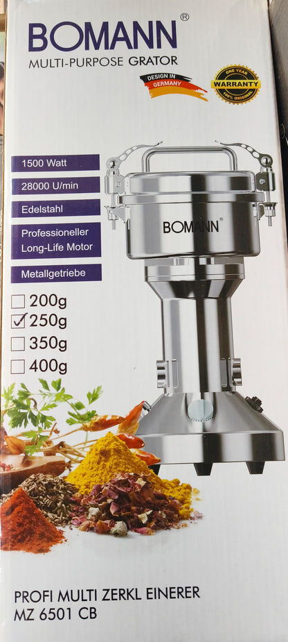 Bomann 250G Commercial Grinder, Multi Purpose Grator