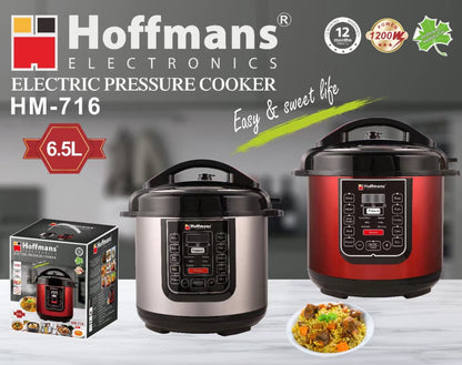 Hoffmans 14 in 1 Electric Pressure Cooker 6.5L HM-716