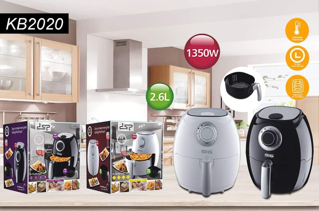 DSP KB2020 Air Fryer, Oi Free French Fries Machine 2.6 Liter