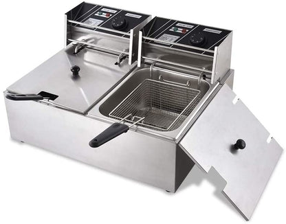 Imported Commercial 12 Liter Electric Deep Fryer, French Fries Making Machine