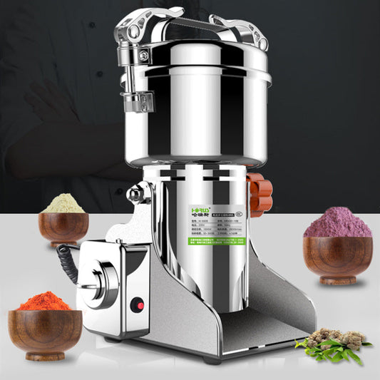 Imported 2000g Stainless Steel Electric Grain Grinder Mill for Grinding Various Grains Spice Grain Mill Herb Grinder pulverizer Grinding Machine