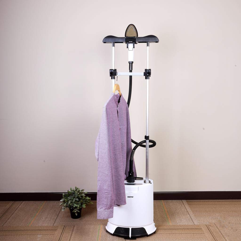 Geepas GGS25038 Digital Multifunction Garment Steamer With 1200 ML Water Tank, 3 Stage Height Adjustment, Continuous Steam