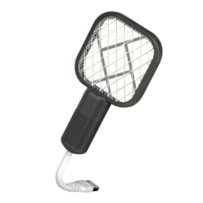 Imported Mini USB Electric Mosquito Swatter with UV Light – Rechargeable Fly Bug Zapper for Home, Office, and Outdoor