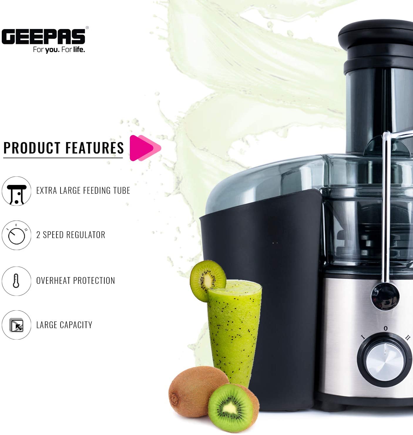 Geepas Commercial Juicer