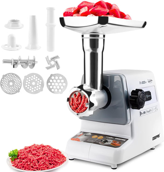 Original Geepas 2000W Electric Meat Grinder GMG767