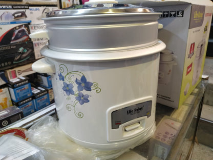 Multi-Use Stainless Steel Hot Electric Rice Cooker with Steam Layer