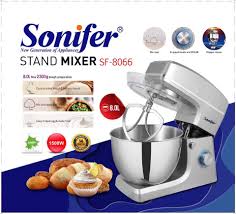 SF-8066 Stand Mixer 8L 1500W Pure Copper Motor Electric Food Beater Egg Whisk Dough Hook