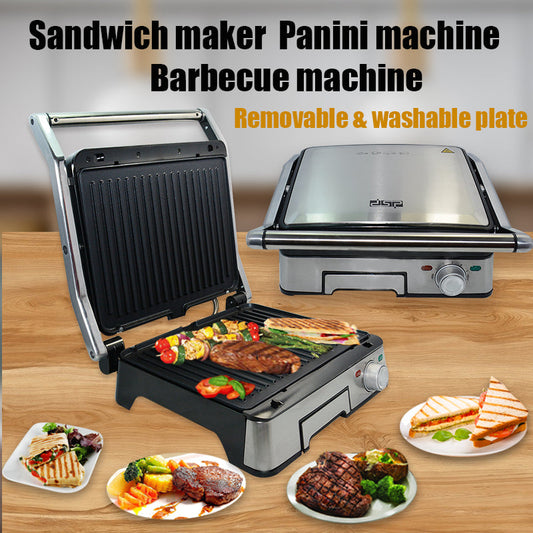 Imported Professional Single Panini Grill / Electric Contact Grill