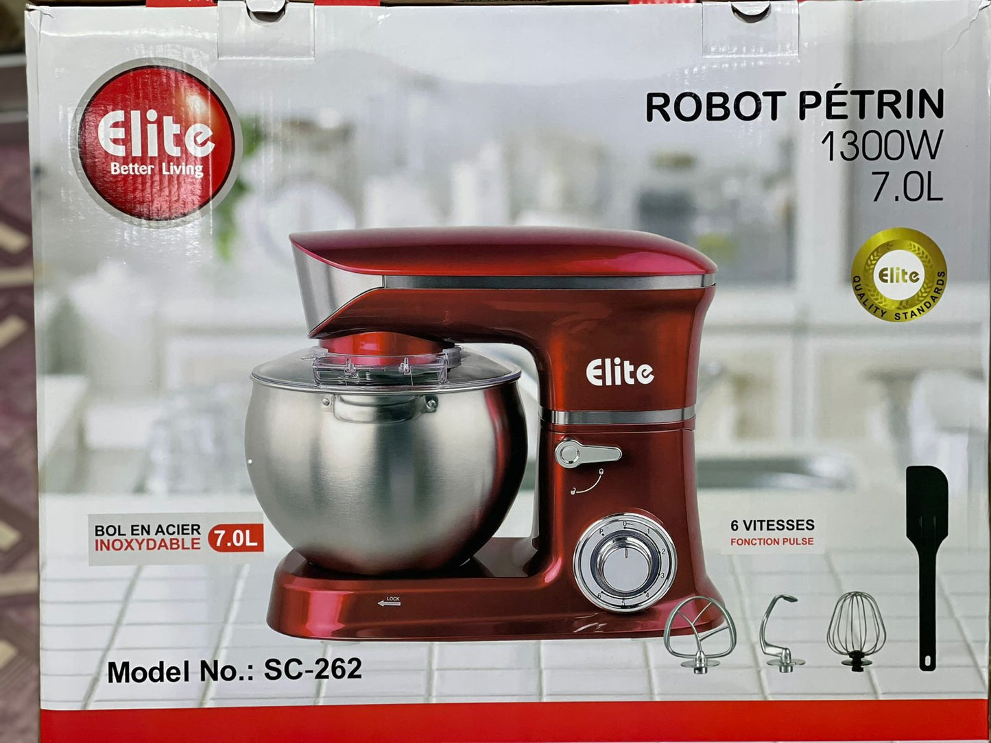 Imported Elite Stand Mixer 7L 1300W SC262